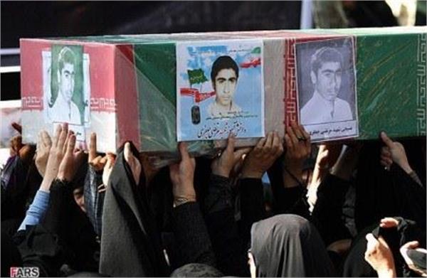 تشییع و خاکسپاری شهدای دفاع مقدس در اصفهان