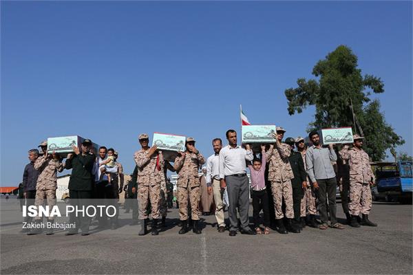 استقبال از پیکر شهدای دفاع مقدس در آمل 2