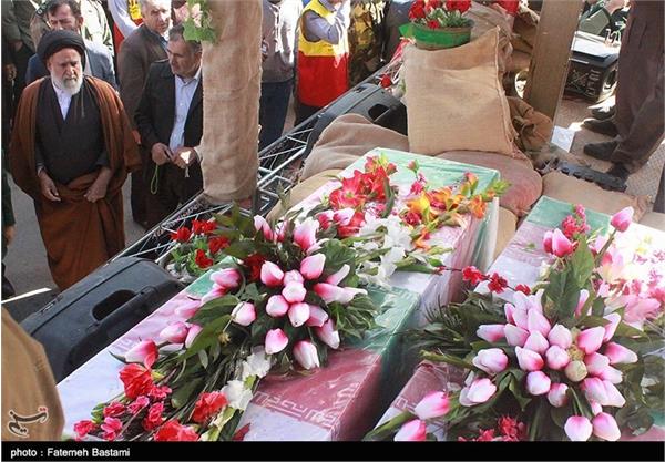 تشییع پیکر دو شهید دفاع مقدس در یاسوج 10