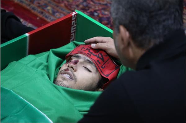 وداع با پیکر مطهر پاسدار شهید علی رشیدی - 15 خرداد 7