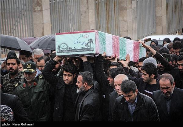 تشییع پیکر دو شهید گمنام در ایلام 15