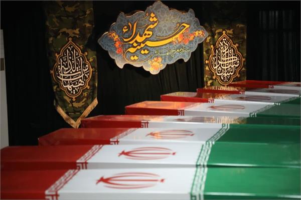 آیین بدرقه پیکرهای مطهر یکصد شهید گمنام به مراسم تشییع سراسری 3