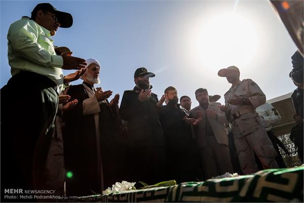 استقبال از پیکرهای 119 شهید تازه تفحص شده در شلمچه 2