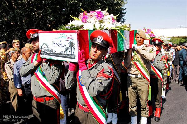 مراسم تشییع شهدای گمنام در تبریز 7