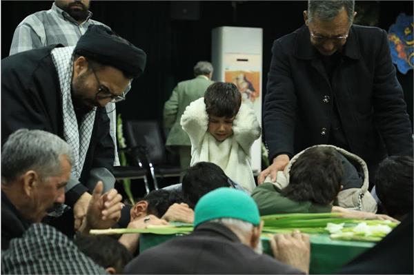 وداع با پیکر مطهر شهید القدس لشکر فاطمیون سید علی حسینی - 17 بهمن 1402