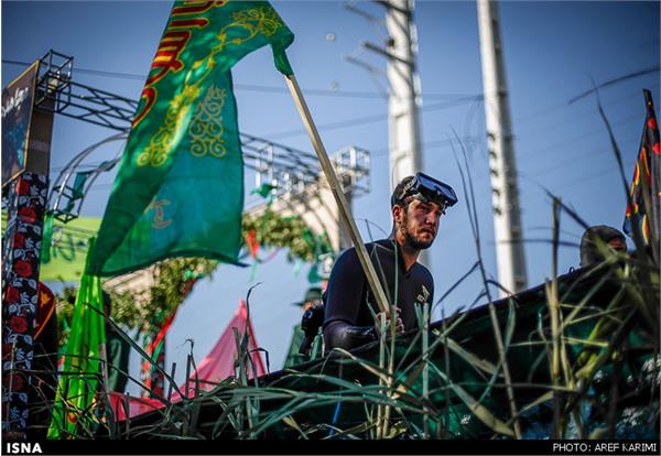 تشییع پیکر سیزده شهید غواص در ترکمن صحرا(گلستان) 10