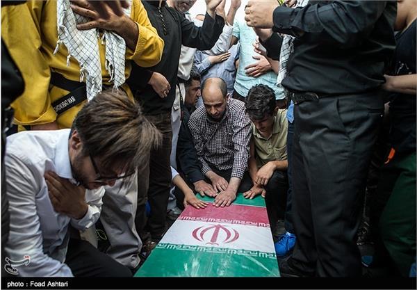 مراسم تشییع و خاکسپاری شهید گمنام در فدراسیون تکواندو 10