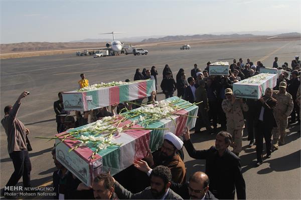 تشییع پیکر چهار شهید گمنام در بیرجند 2