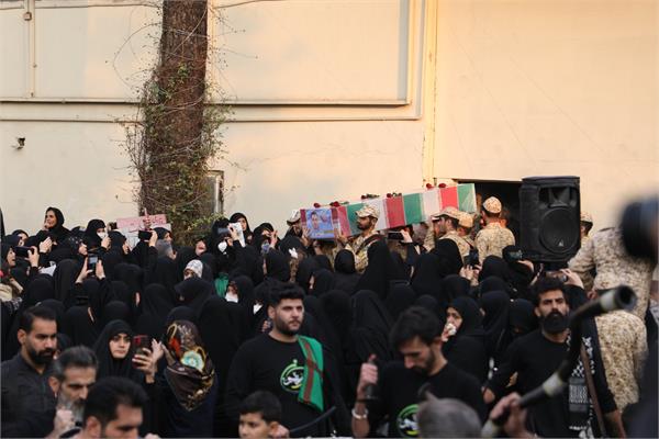 وداع با پیکرهای  7 شهید مدافع حرم - 11 آذر 1402 7