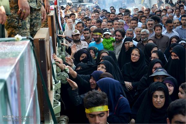 استقبال از شهید خط شکن و غواص در استان مازندران 8