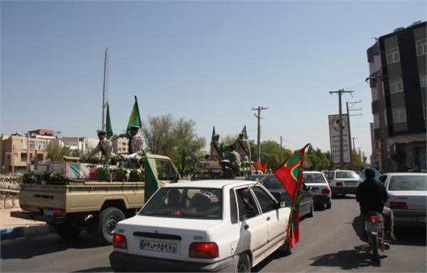 استقبال از شهدای گمنام در استان کرمان