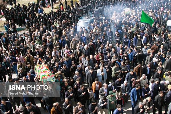 تشییع پیکر شهدای دفاع مقدس در کشور 51