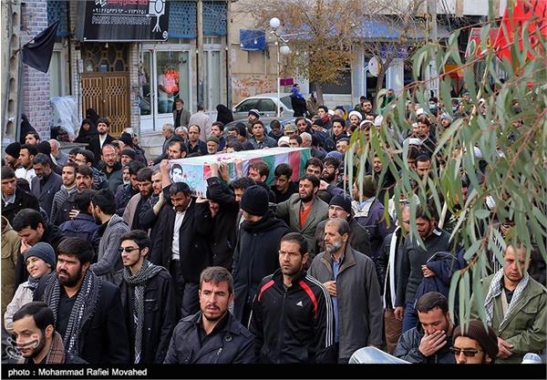 تشییع پیکر شهید محسن مسعودی در قم 4
