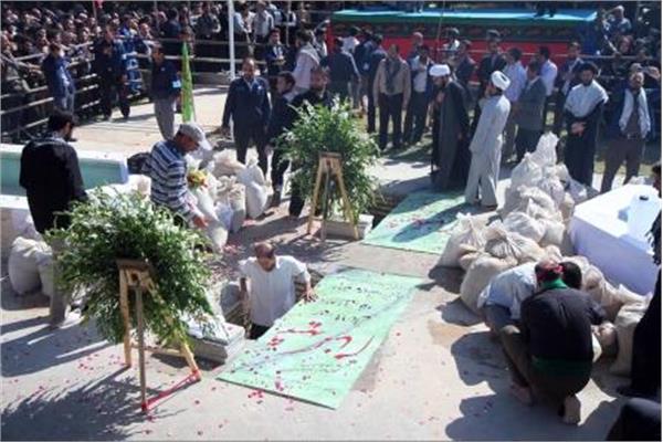 تشییع و خاکسپاری دو شهید گمنام در صنایع هواپیماسازی ایران(هسا) اصفهان