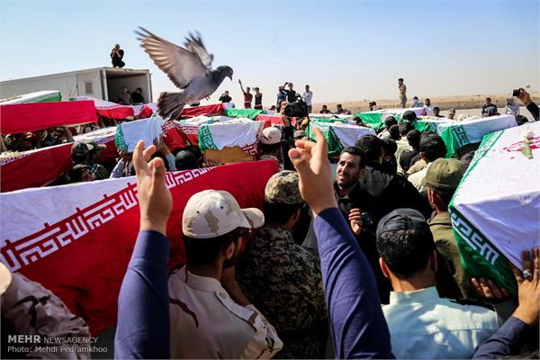 استقبال از پیکرهای 119 شهید تازه تفحص شده در شلمچه 18