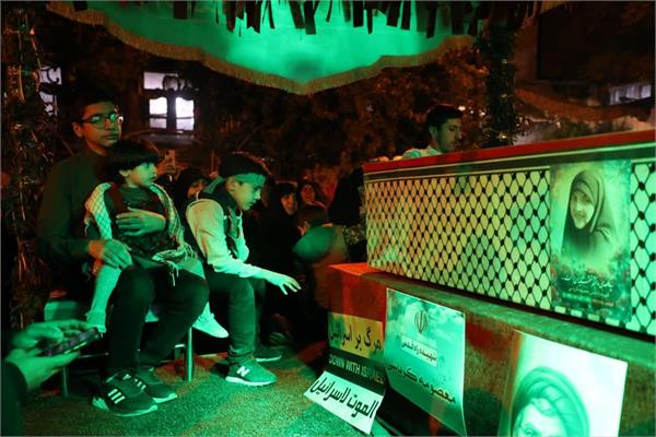 وداع با پیکر مطهر شهیده راه قدس معصومه کرباسی-1آبان1403 8