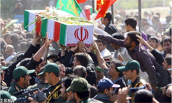 تشییع و خاکسپاری شهدای گمنام دانشگاه شاهد-12/7/89