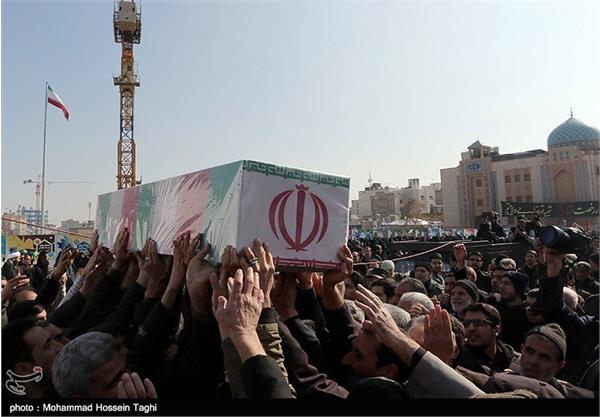 تشییع پیکر دوشهید گمنام و مراسم عزاداری شهادت حضرت زهرا(س) - مشهد 12