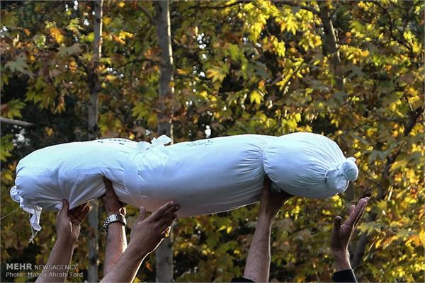 مراسم تشییع دو شهید گمنام در دانشگاه مالک اشتر 28