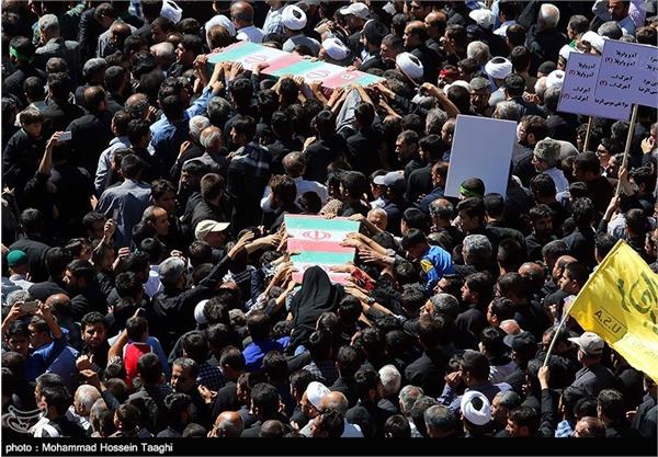 تشییع شهدای گمنام در مشهد 6