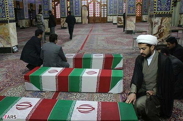 تشییع پیکر دو شهید گمنام و شهید 'محمدحسین گلبخشی منشادی" در یزد