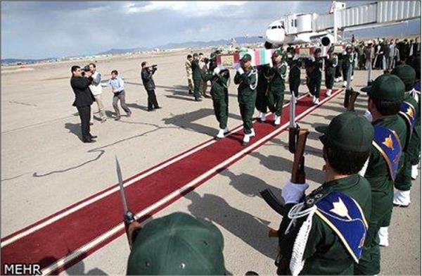 مراسم استقبال از شهدای گمنام در استان اردبیل