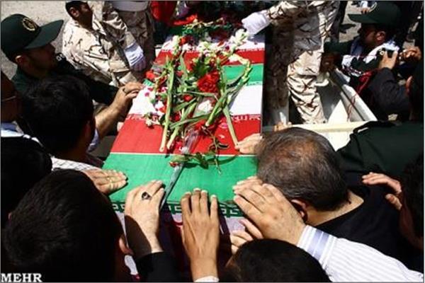 تشییع وخاکسپاری پیکر پاک سه شهید گمنام در شهرستان آذرشهر