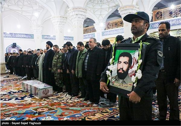 تشییع پیکر شهید دفاع مقدس الماس بیرامی - اردبیل 14