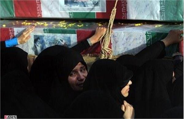 تشییع شهدای دوران دفاع مقدس در شهر قم