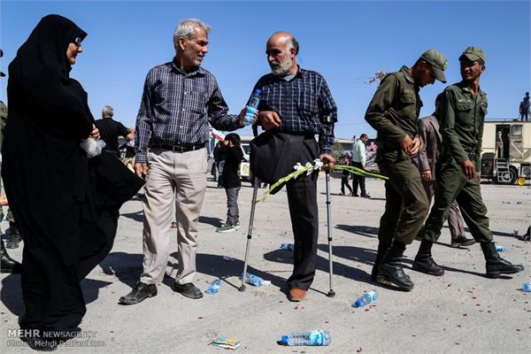 استقبال از پیکرهای 119 شهید تازه تفحص شده در شلمچه 21