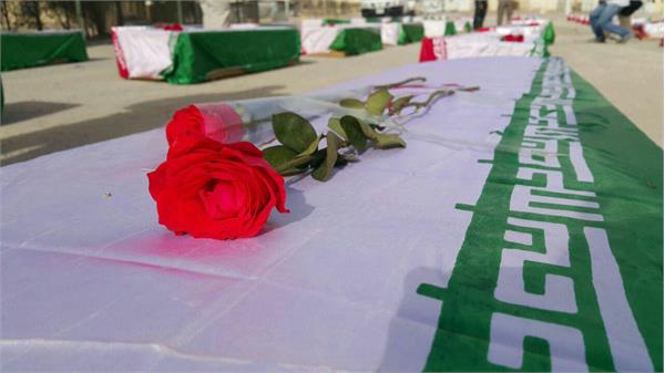 ورود پیکر مطهر ۵۵ شهید دفاع مقدس - شلمچه 24