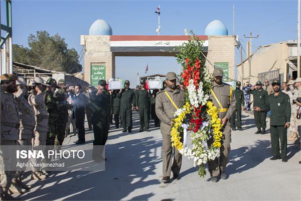 استقبال از ۲۸ شهید تازه تفحص شده دوران دفاع مقدس - مرز شلمچه 5
