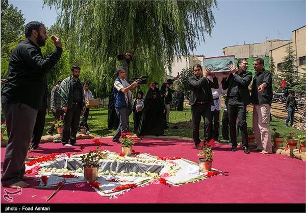 مراسم تشییع و خاکسپاری شهید گمنام در فدراسیون تکواندو 20