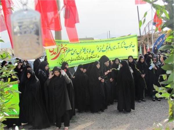 تشییع و خاکسپاری در دانشگاه آزاد گناباد