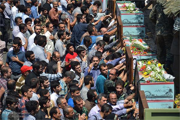 استقبال از شهید خط شکن و غواص در استان مازندران 21