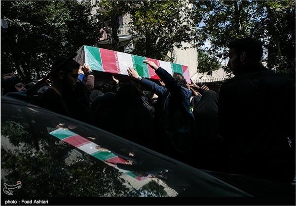 مراسم تشییع و خاکسپاری شهید گمنام در فدراسیون تکواندو 16