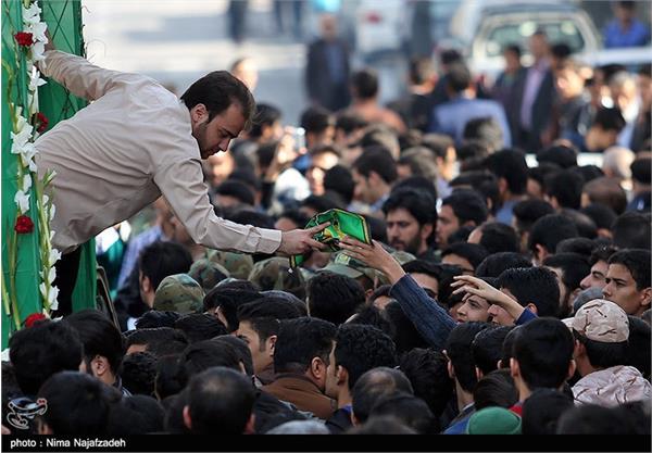 مراسم تشییع و تدفین دو شهید گمنام در مشهد 14