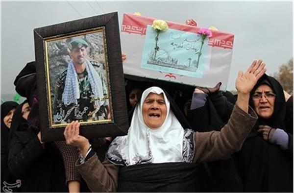 تشییع پیکر شهدای گمنام در اراک