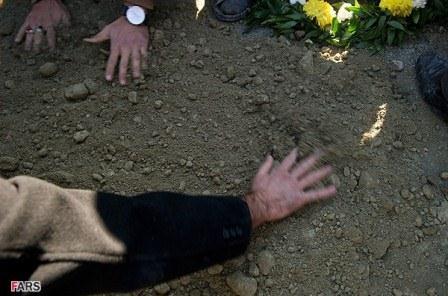 تشییع سه شهید گمنام در شهرستان بندر گز