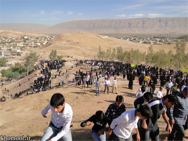 تشییع و خاکسپاری شهدای گمنام شهرستان دره شهر ایلام-19/7/89