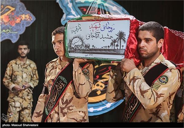 وداع با پیکر شهید تازه تفحص شده جمشید آقاجانی 5