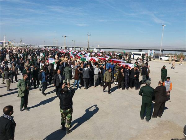 ورود پیکر مطهر 98 شهید دفاع‌ مقدس به کشور 9