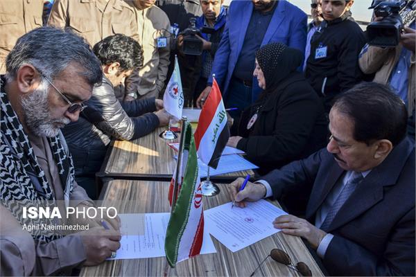 استقبال از ۲۸ شهید تازه تفحص شده دوران دفاع مقدس - مرز شلمچه 2