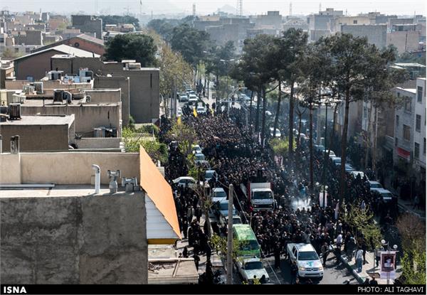 تشییع پیکر دو شهید گمنام - شهر ری