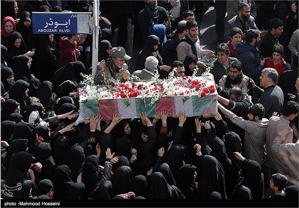 تشییع دو شهید گمنام در بلوار ابوذر 9