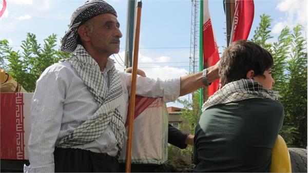 تشییع شهدای دوران دفاع مقدس در سقز 2