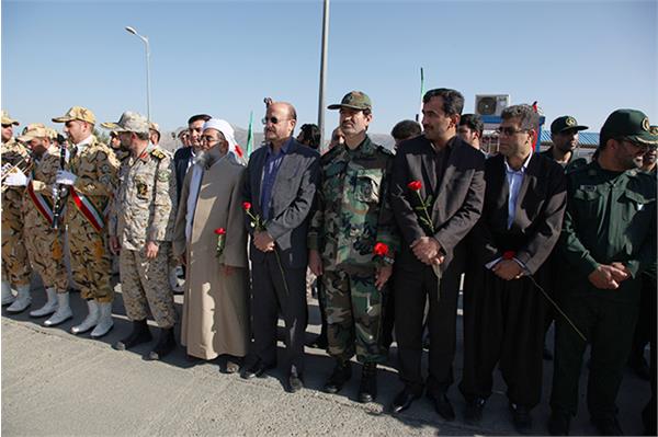 مراسم استقبال از 17 شهید دوران دفاع مقدس در مرز باشماق مریوان 1