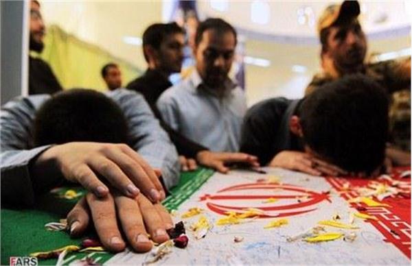 تشییع و خاکسپاری شهدای گمنام در آق قلا استان گلستان