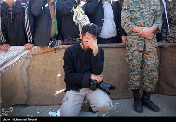 تشییع و تدفین پیکر های سه شهید گمنام در گرگان 12