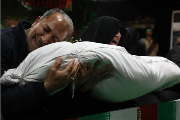 وداع با پیکر شهید تازه تفحص شده حجت‌الله یوسفیه - 14 اردیبهشت 1403